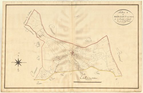Plan primitif, atlas-A1 Montaut-le-Vieux, Montaut