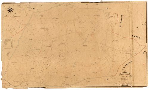 Plan napoléonien, feuille préparatoire-C Bouriac, Montaut