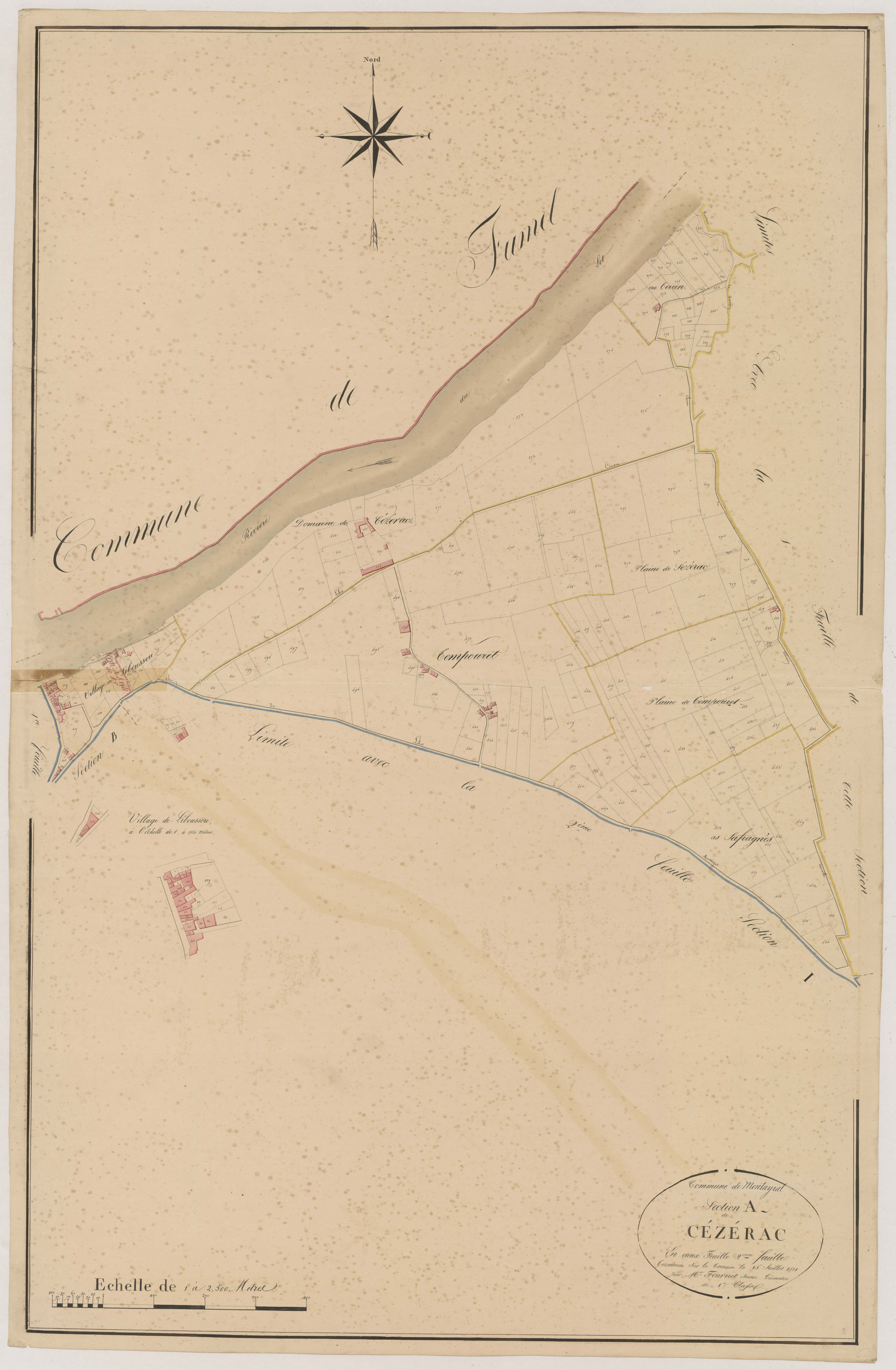 Plan napoléonien, atlas-A2 Cézérac, Montayral