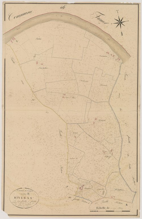 Plan napoléonien, atlas-B1 Rivebas, Montayral