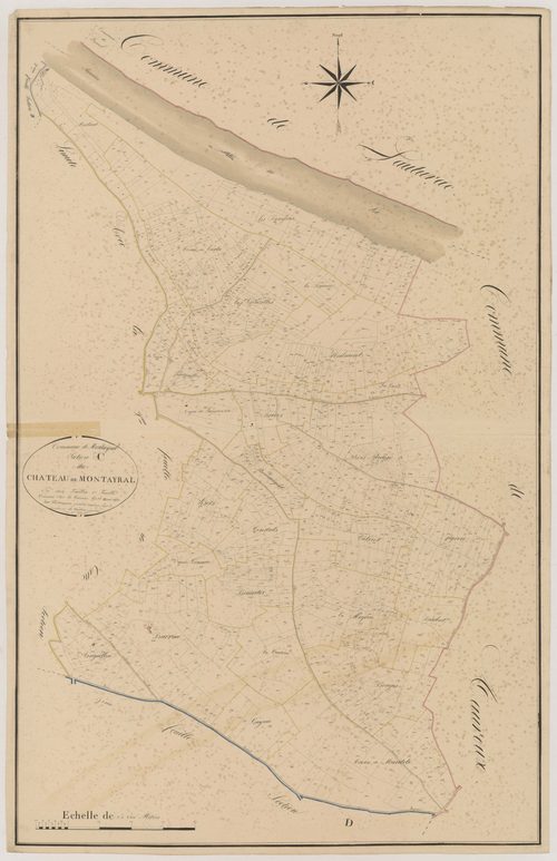 Plan napoléonien, atlas-C1 Château de Montayral, Montayral