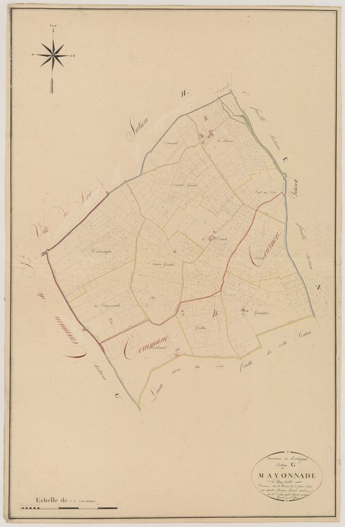 Plan napoléonien, atlas-G Mayonnade, Montayral