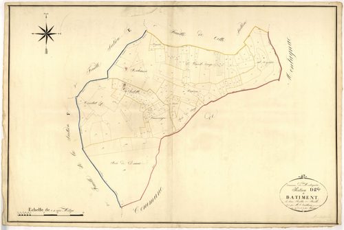 Plan napoléonien, atlas-D2 Bâtiment, Montesquieu