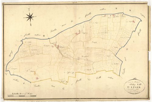 Plan napoléonien, atlas-E1 Saint-Léger, Montesquieu
