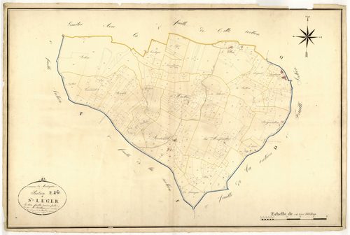 Plan napoléonien, atlas-E2 Saint-Léger, Montesquieu