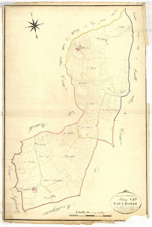 Plan napoléonien, atlas-G2 G2 Nauchorre, Montesquieu