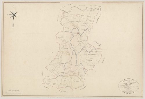 Plan napoléonien, atlas-TA, Monteton