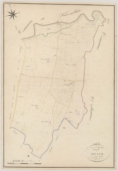 Plan napoléonien, atlas-A2 Nicaud, Monteton