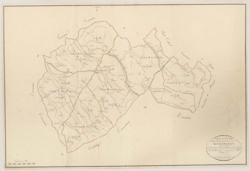 Plan napoléonien, atlas-TA, Montignac-de-Lauzun