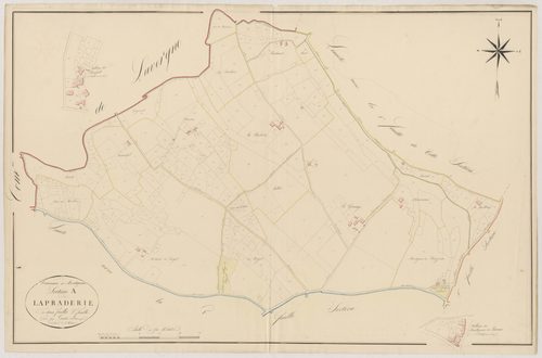 Plan napoléonien, atlas-A2 Lapraderie, Montignac-de-Lauzun