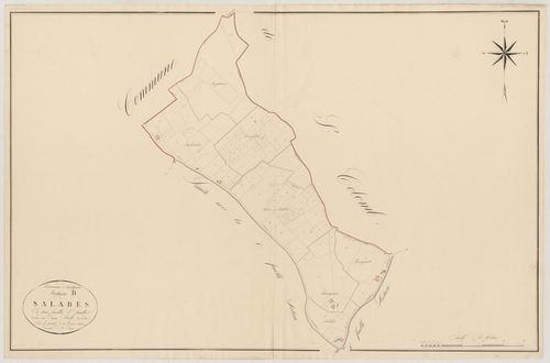 Plan napoléonien, atlas-B1 Salabès, Montignac-de-Lauzun