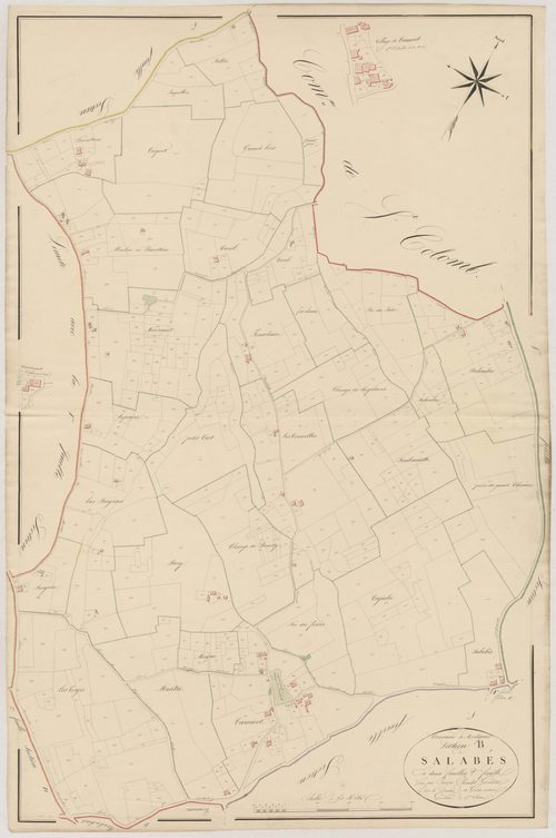 Plan napoléonien, atlas-B2 Salabès, Montignac-de-Lauzun