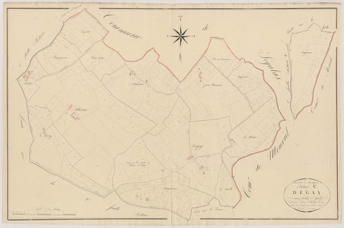 Plan napoléonien, atlas-C1 Dégay, Montignac-de-Lauzun
