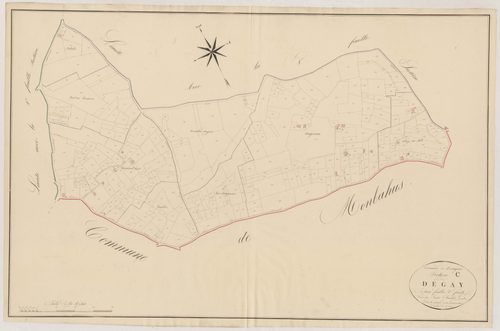 Plan napoléonien, atlas-C2 Dégay, Montignac-de-Lauzun