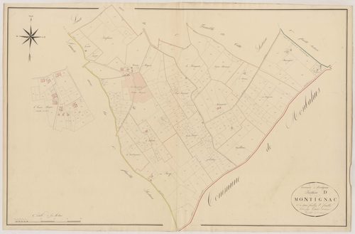 Plan napoléonien, atlas-D2 Montignac, Montignac-de-Lauzun