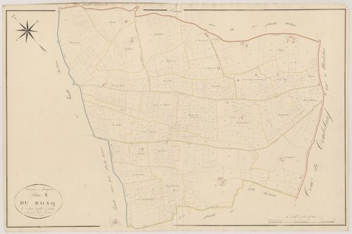 Plan napoléonien, atlas-E1 Du Bosq, Montignac-de-Lauzun