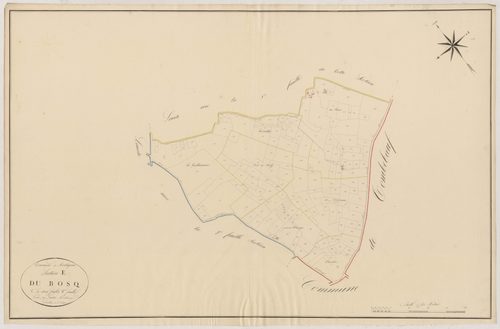Plan napoléonien, atlas-E2 Du Bosq, Montignac-de-Lauzun
