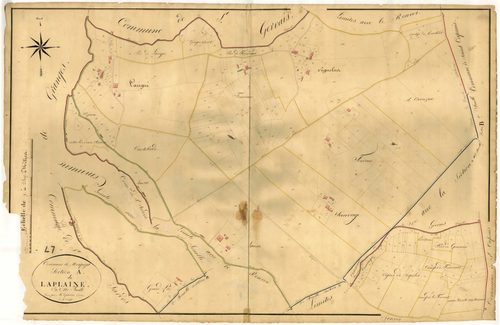 Plan napoléonien, atlas-A La Plaine, Montpezat-d’Agenais