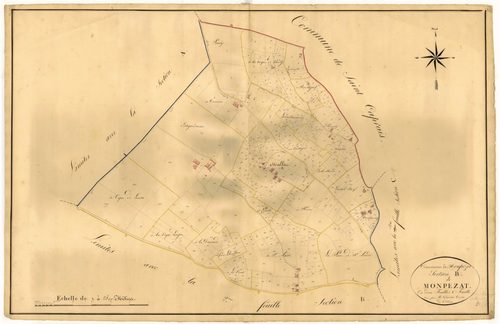 Plan napoléonien, atlas-B1 Montpezat, Montpezat-d’Agenais