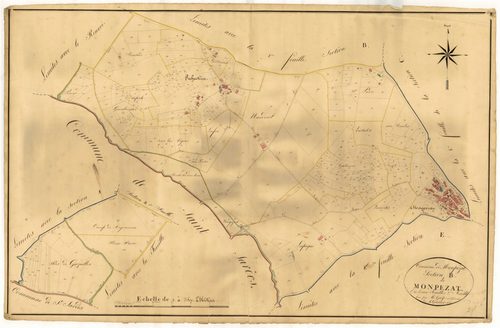 Plan napoléonien, atlas-B2 Montpezat, Montpezat-d’Agenais