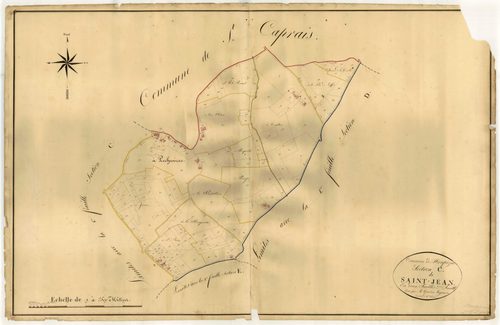 Plan napoléonien, atlas-C2 Saint-Jean, Montpezat-d’Agenais