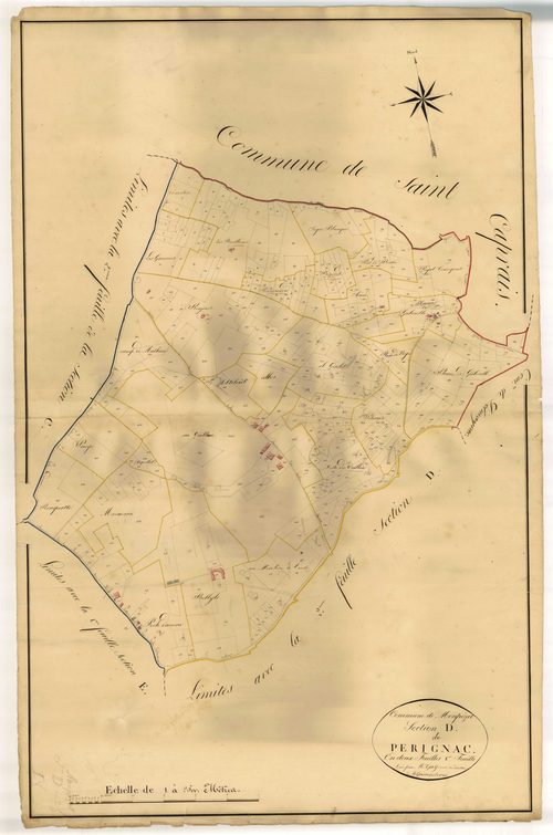 Plan napoléonien, atlas-D1 Pérignac, Montpezat-d’Agenais