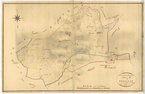 Plan napoléonien, atlas-D2 Pérignac, Montpezat-d’Agenais