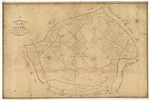 Plan napoléonien, feuille préparatoire-H1 Centre, Montpezat-d’Agenais