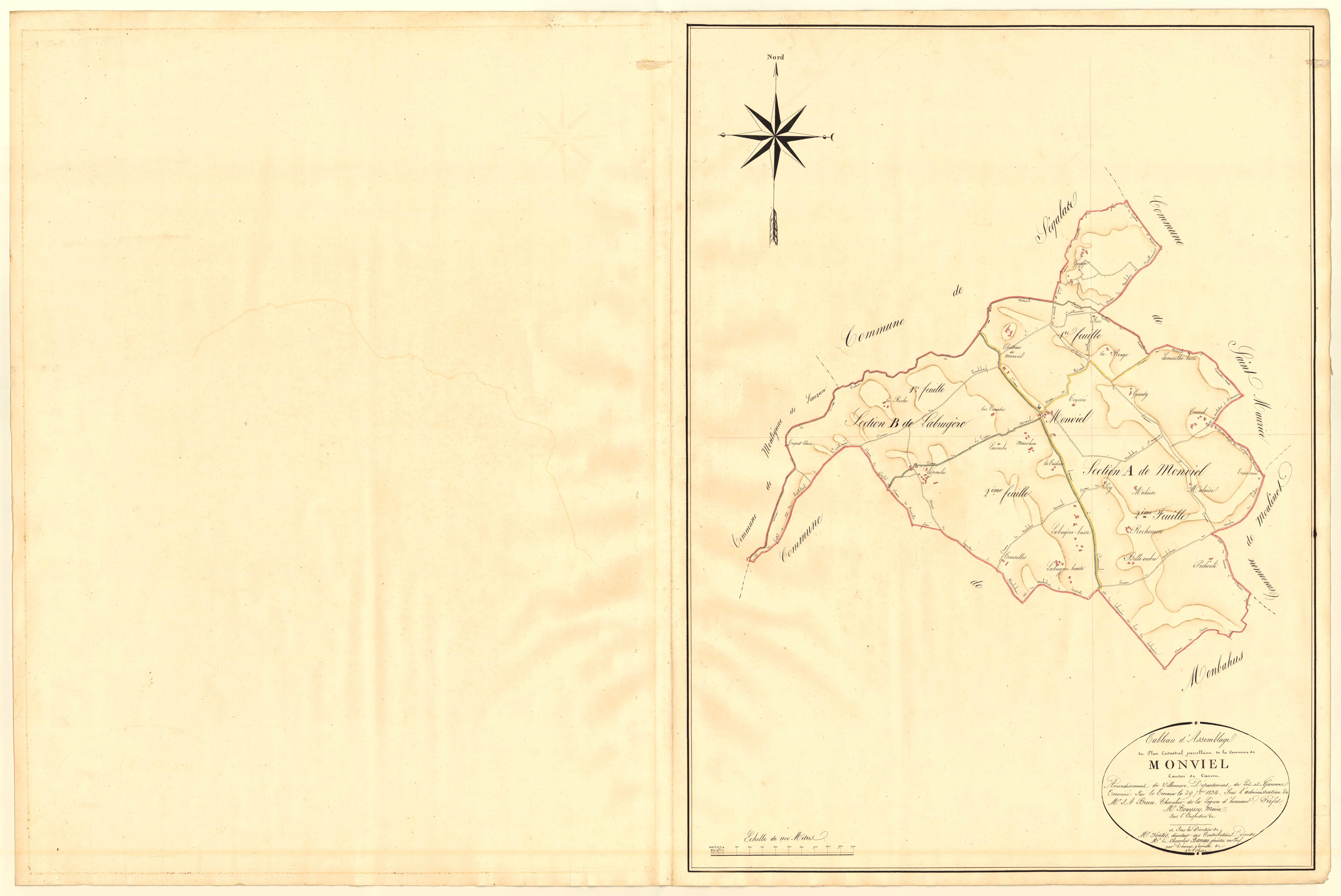 Plan napoléonien, atlas-TA, Monviel