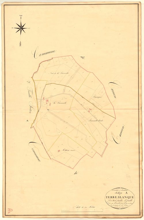 Plan napoléonien, atlas-A3 Terreblanque, Moulinet