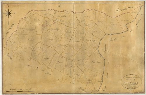 Plan napoléonien-A1 Moustiers, Moustier
