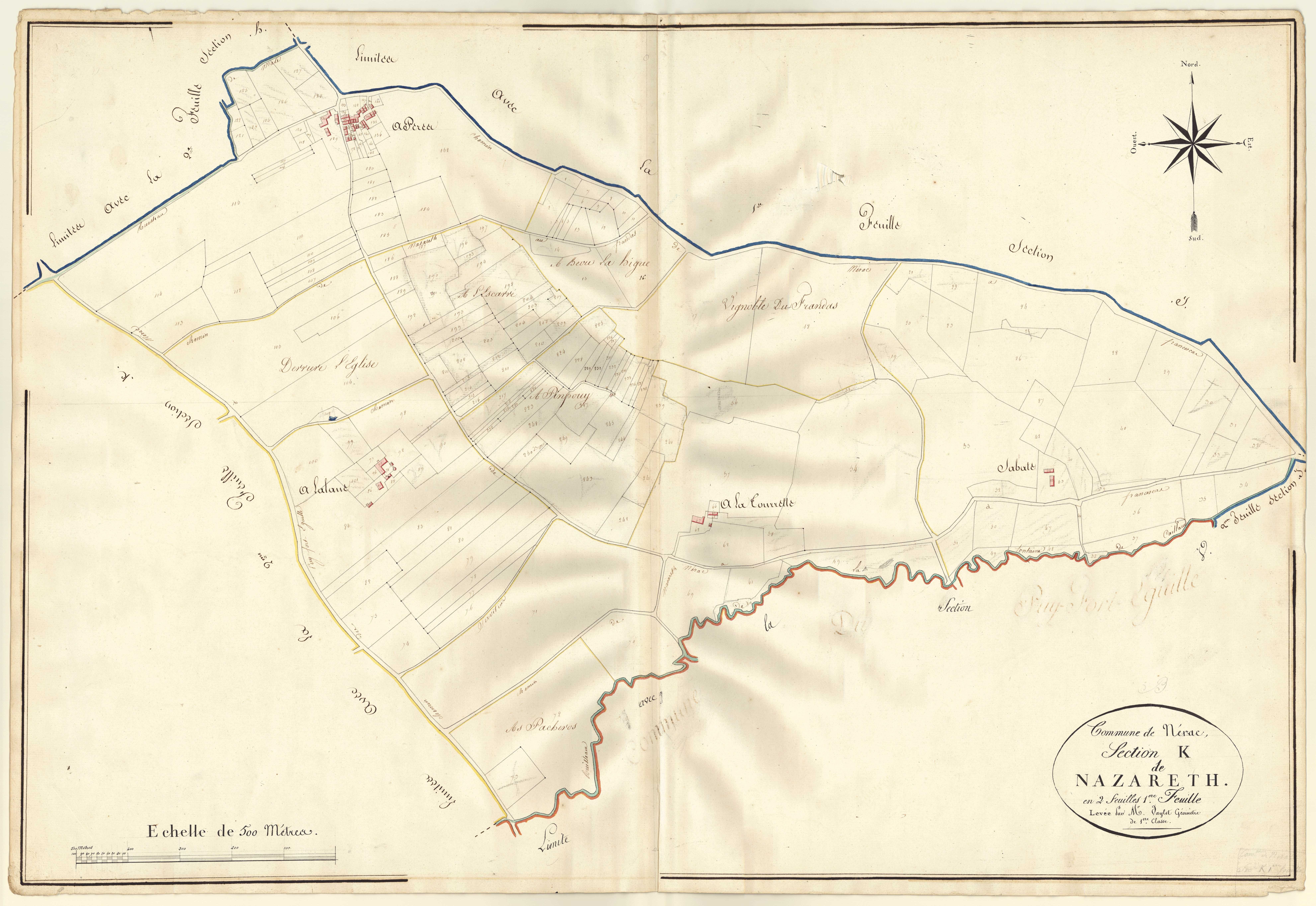 Plan napoléonien, atlas-K1 Nazareth, Nérac