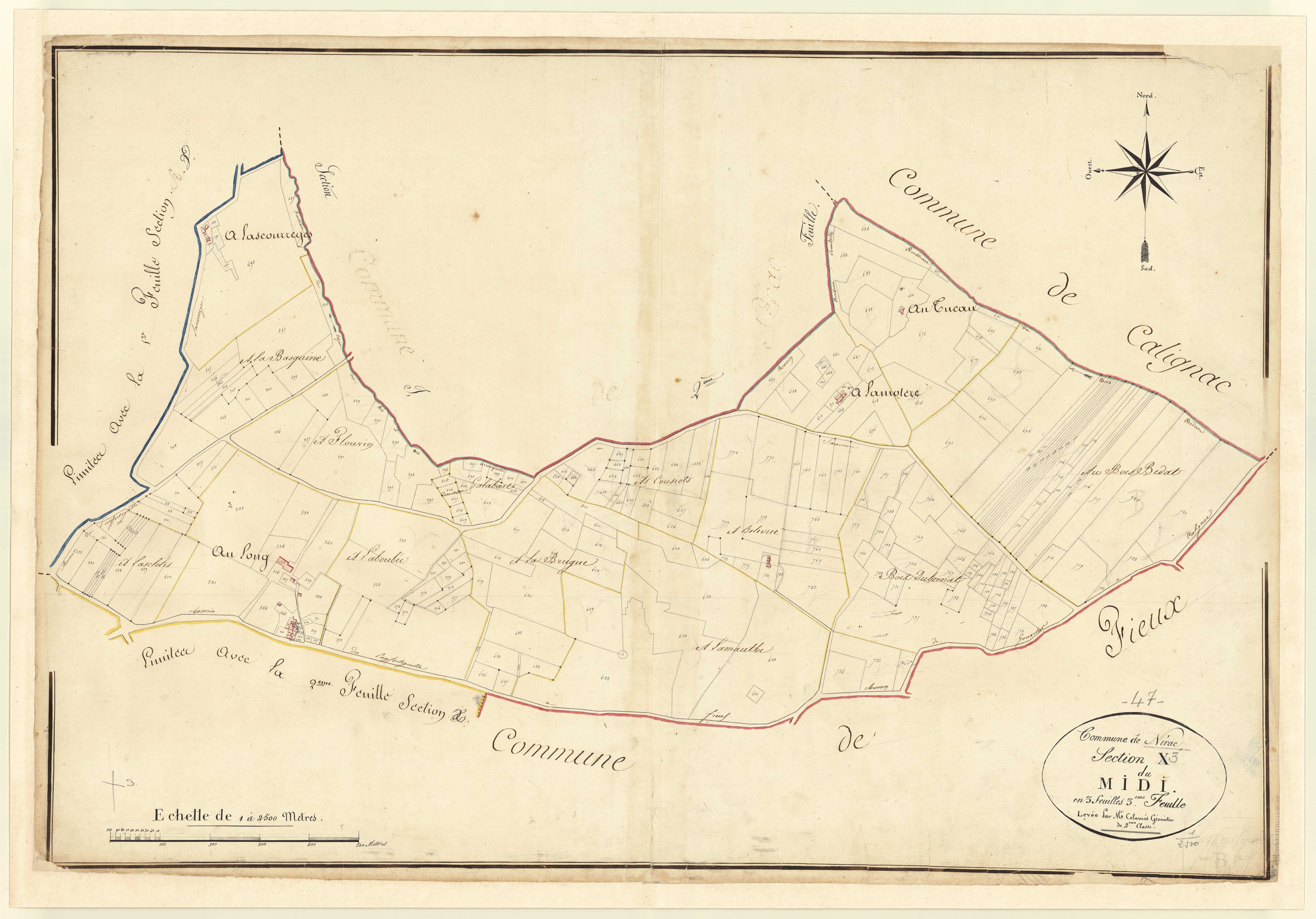 Plan napoléonien, atlas-X3 Le Midi, Nérac