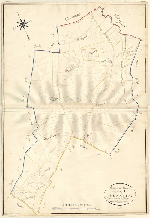Plan napoléonien, atlas-C1 Perrete, Nérac