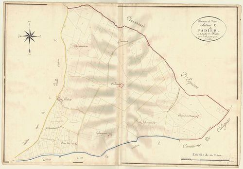 Plan napoléonien, atlas-E1 Padier, Nérac