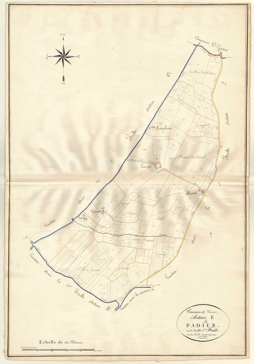 Plan napoléonien, atlas-E2 Padier, Nérac