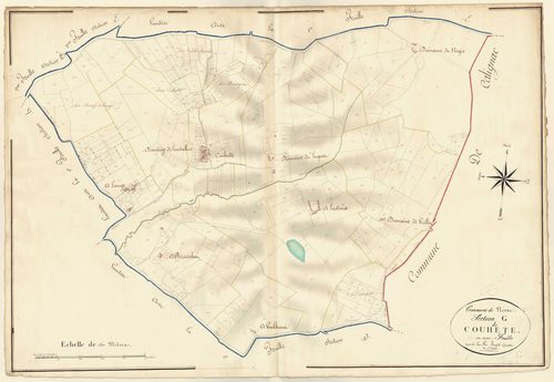 Plan napoléonien, atlas-G Couhète, Nérac