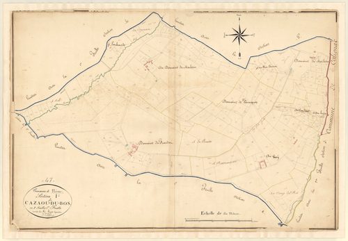 Plan napoléonien, atlas-I1 Cazaou-du-Bos, Nérac