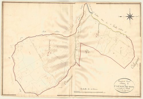 Plan napoléonien, atlas-I2 Cazaou-du-Bos, Nérac