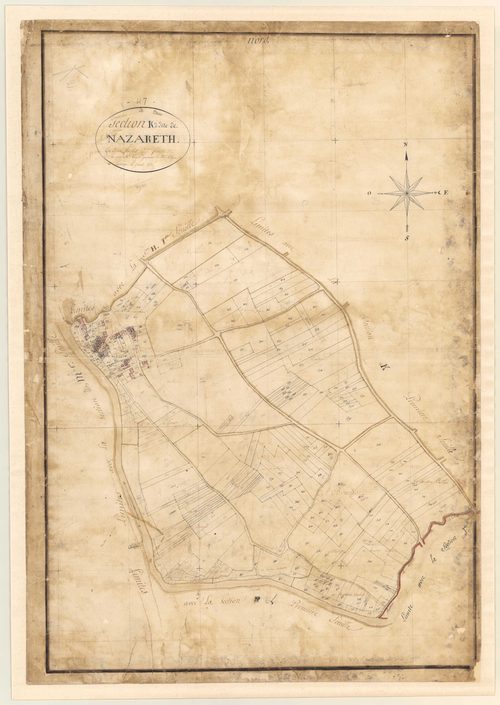 Plan napoléonien, feuille préparatoire-K2 Nazareth, Nérac