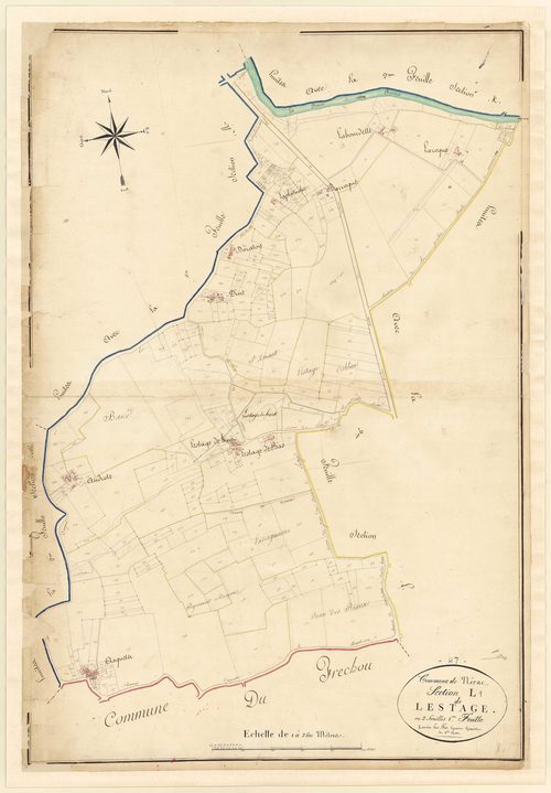 Plan napoléonien, atlas-L1 Lestage, Nérac