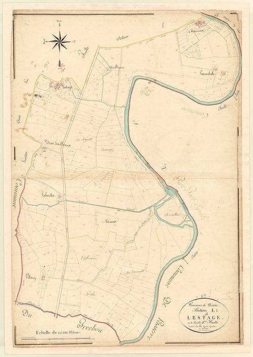 Plan napoléonien, atlas-L2 Lestage, Nérac