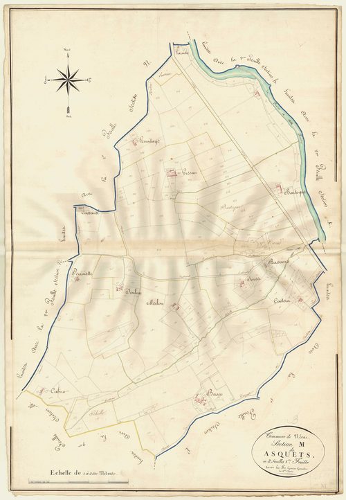 Plan napoléonien, atlas-M1 Asquets, Nérac