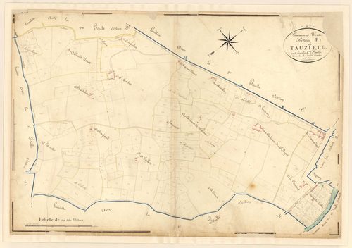 Plan napoléonien, atlas-P1 Tauziete, Nérac
