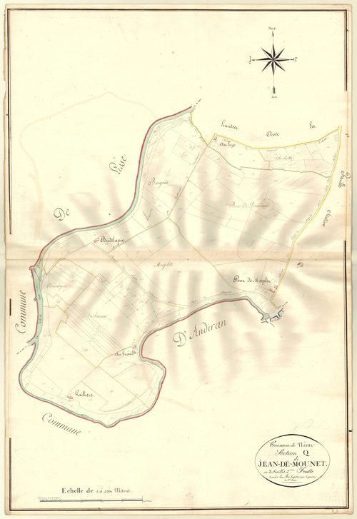 Plan napoléonien, atlas-Q2 Jean-de-Mounet, Nérac