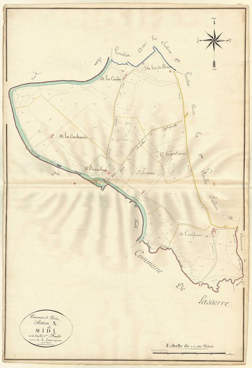Plan napoléonien, atlas-X1 Le Midi, Nérac