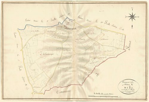 Plan napoléonien, atlas-X2 Le Midi, Nérac