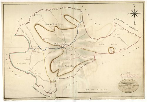 Plan napoléonien, atlas-TA, Puy-Fort-Eguille (voir Nérac)