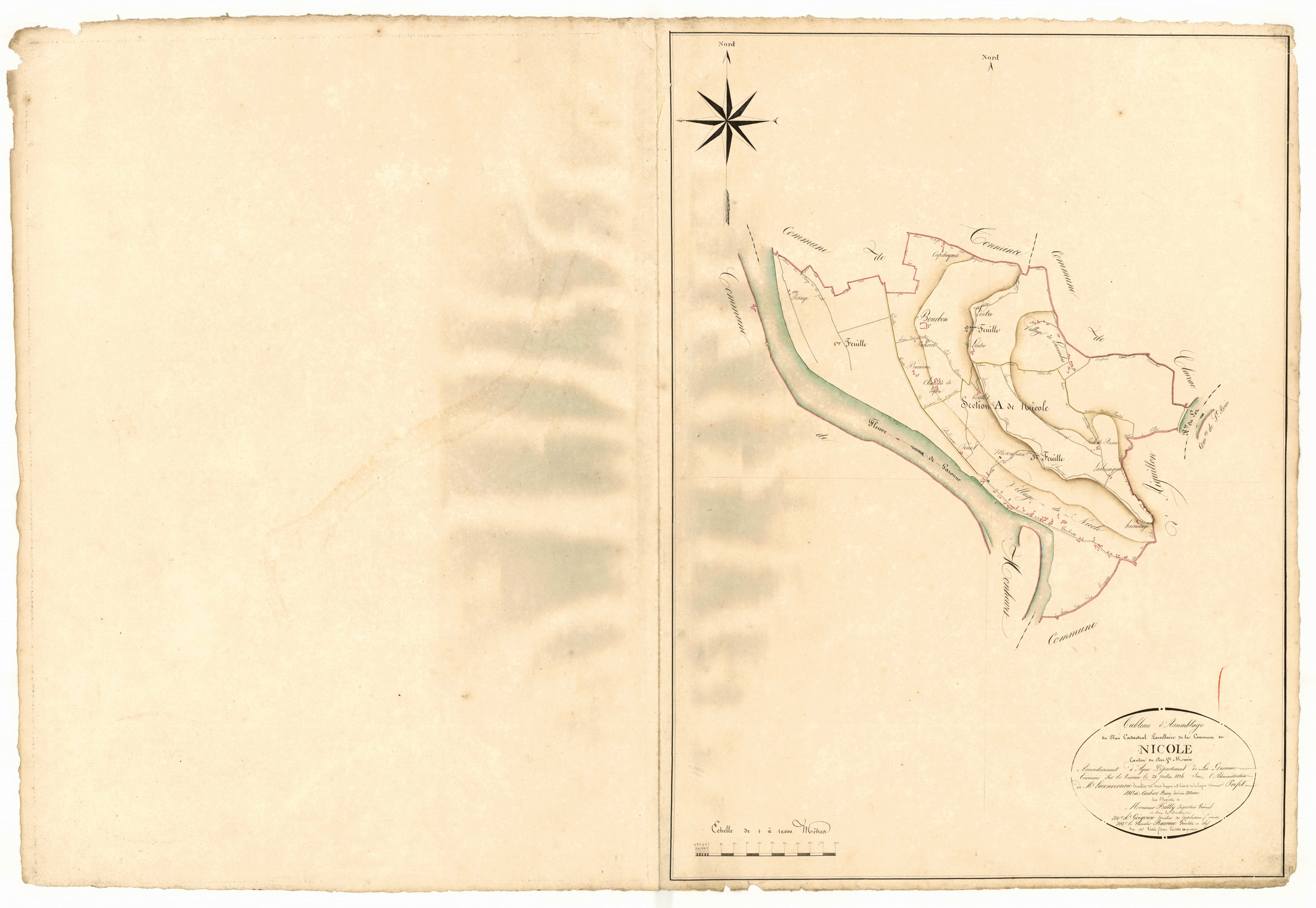 Plan napoléonien, atlas-TA, Nicole