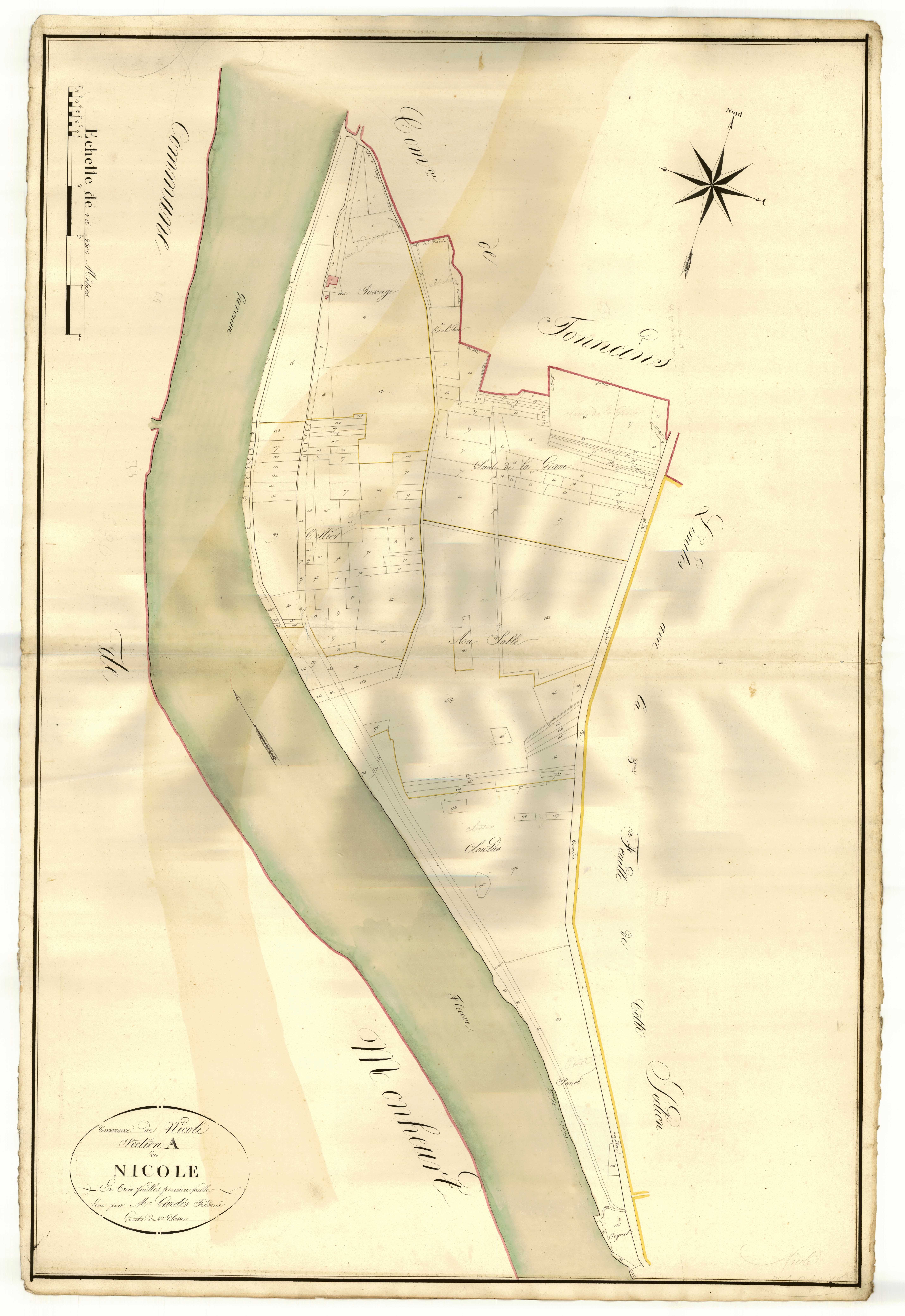 Plan napoléonien, atlas-A1 Nicole, Nicole